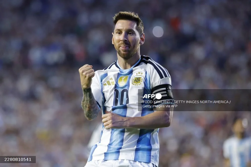 Lionel Messi prepares for his final appearance for Argentina