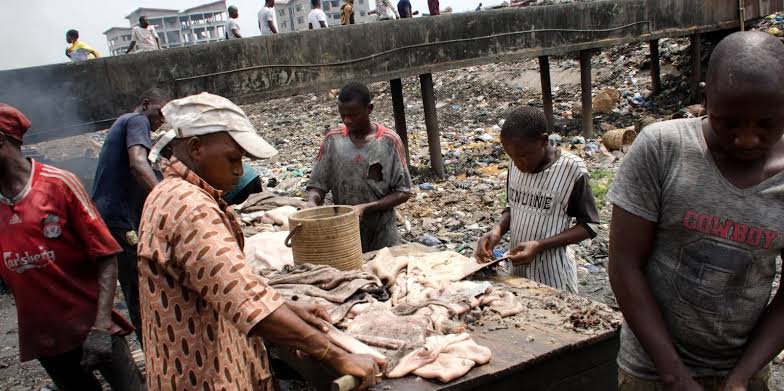 Lagos abattoir operators during a waste-to-wealth workshop in Ajah