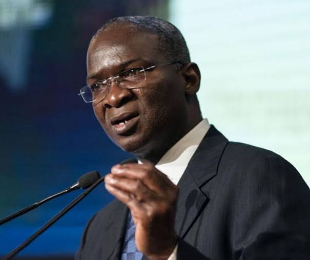 Former Lagos State Governor Babatunde Fashola speaking at the God in My Life lecture in Lagos