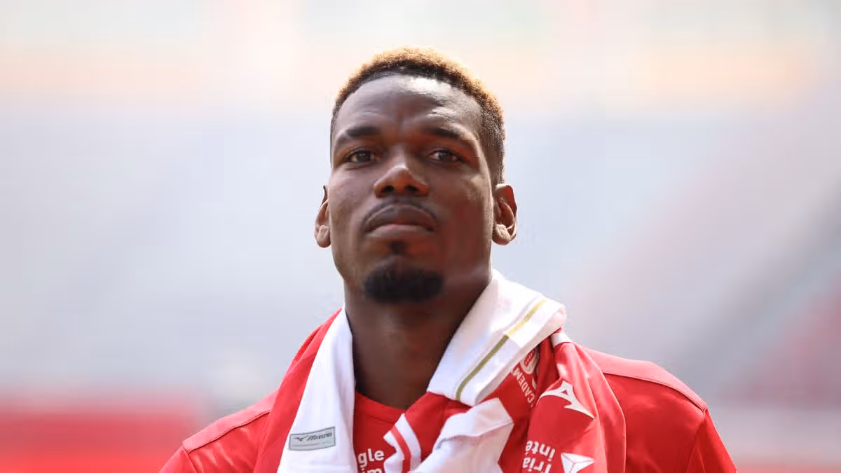 Paul Pogba during his injury-hit spell with AS Monaco