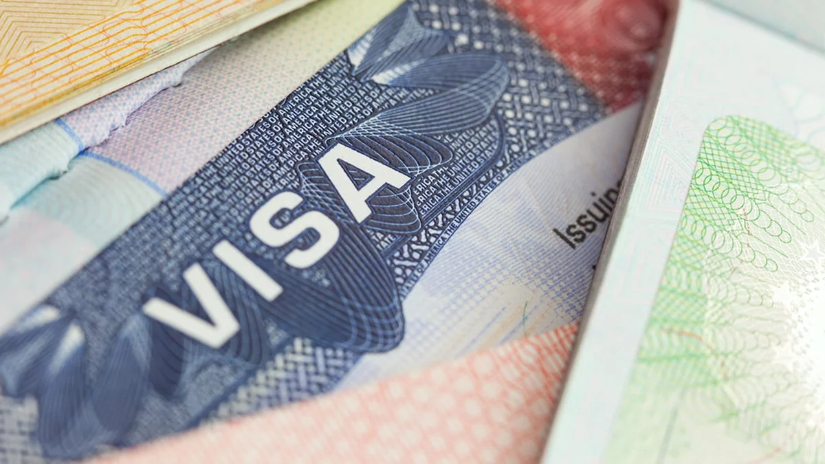 Nigerian passport and United States visa documents illustrating the permanent US visa bond programme