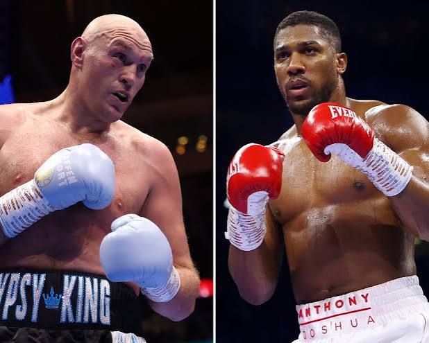 Tyson Fury and Anthony Joshua amid uncertainty over their proposed heavyweight fight