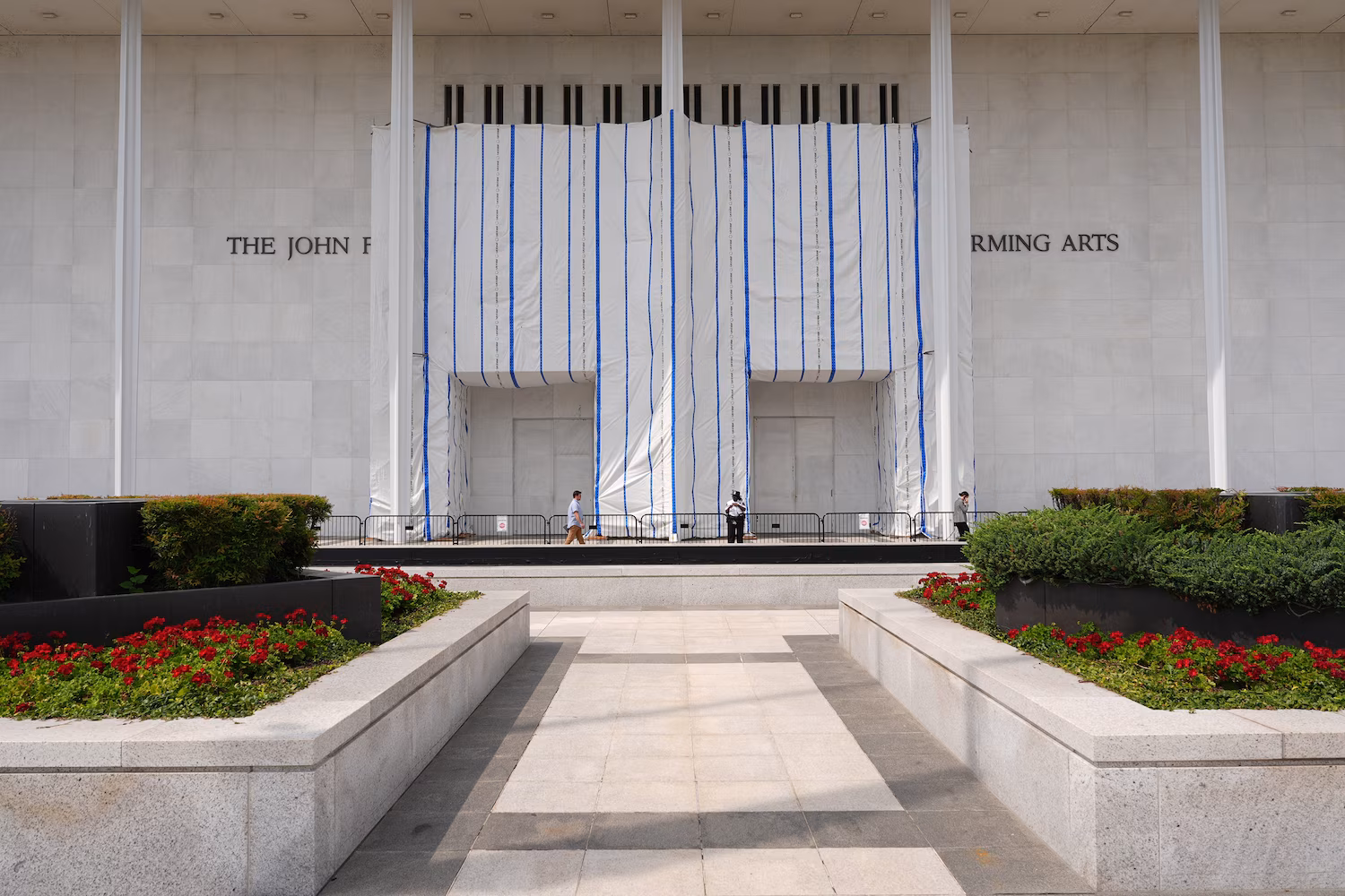 Kennedy Center building in Washington amid dispute over Donald Trump tribute