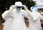 NCDC Director-General Jide Idris speaking during an interview on Nigeria's Ebola contact tracing and public health response.