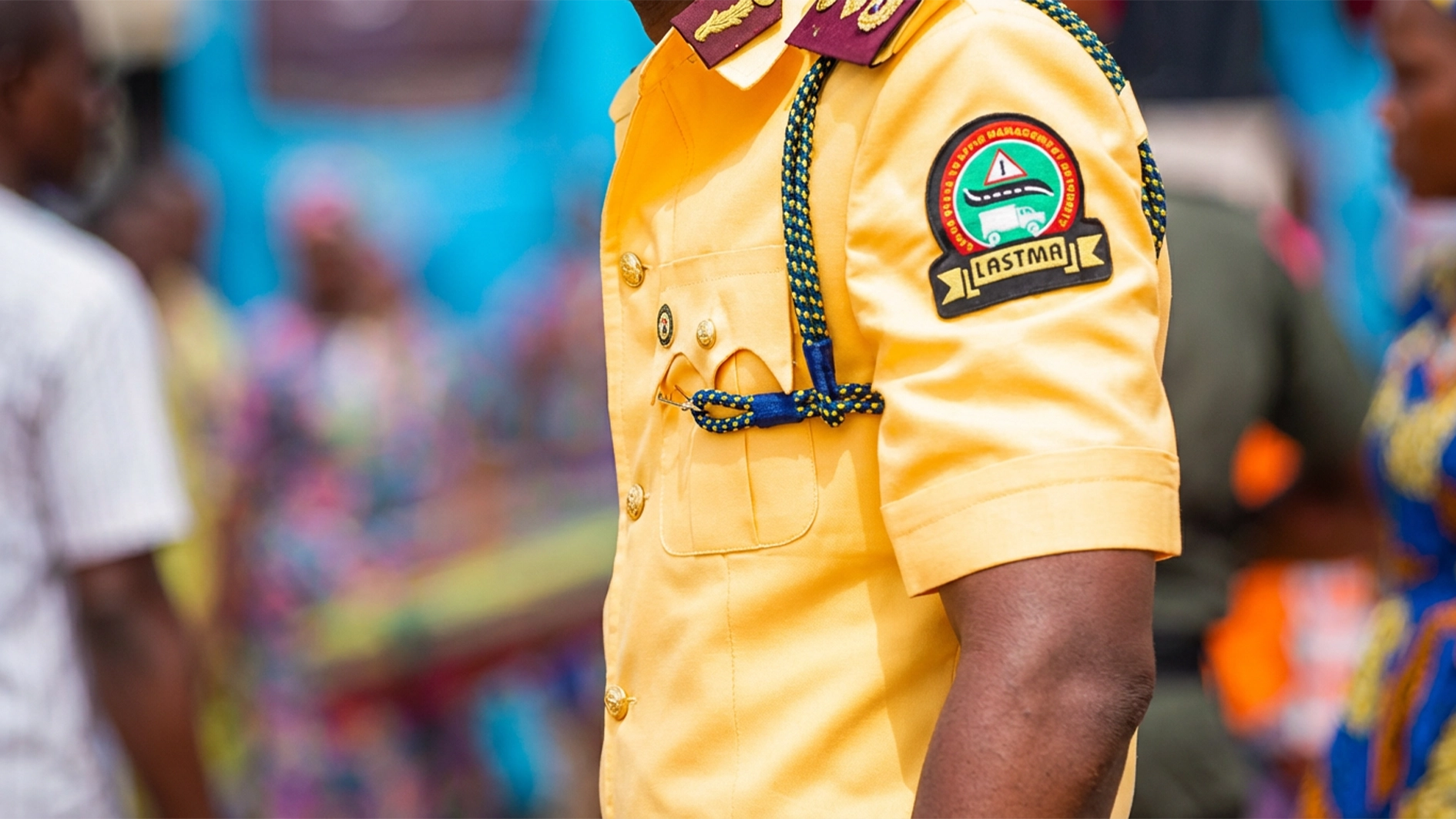 LASTMA traffic update on a multiple-vehicle accident at Kara Bridge