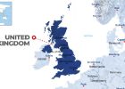 Map of the United Kingdom illustrating the areas affected by Storm Boelo and widespread electricity disruptions.
